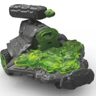 Schleich: Eldrador Stein-Kampf-Fahrzeug mit Steinmonster und Shooter (42665)