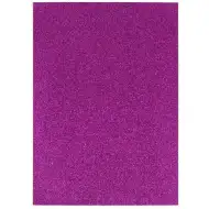 Spirit: Selbstklebender glitzernder Dekorationsschaumstoff in lila Farbe A/4 1 Stk.