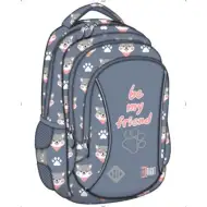 St.Right Be My Friend Hundemuster Schultasche Rucksack 15"