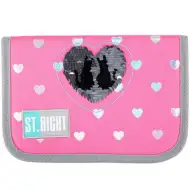 St.Right Sequin Cats Federmäppchen mit ausklappbarem Ohr