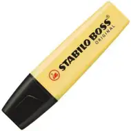 Stabilo: BOSS Original Pastell Textmarker in Vanillefarbe 2-5mm