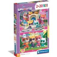 Super Kitties 2x20 Stück Supercolor Puzzle - Clementoni