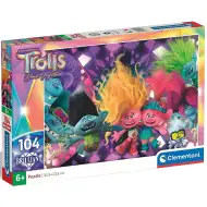 Trolls 3. 104 Stück Brilliant Color Puzzle - Clementoni