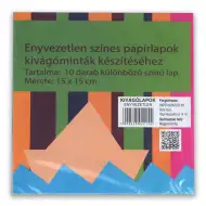 Ungeleimtes Ausschneidebogen-Set 15x15cm 10 Stück