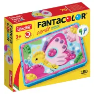 Quercetti: Fanta Color Cards Natur kreatives Steckspiel-Set
