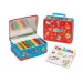 100-teiliger Filzstift-Set in Metalldose mit Malbuch - Carioca