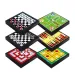 6-in-1 magnetisches Schachbrett 20x20cm
