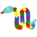 ABC + 123 Schlangenbaum Lernpuzzle