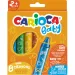 Abwaschbares extra weiches Baby-Fettkreiden-Set 8 Stück - Carioca