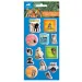 Animal Planet 3D Puffy Sticker Set auf einem 10x22cm Bogen