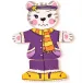 Anziehbare Katze Holzpuzzle 18-teilig - Woodyland
