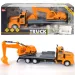 Arbeitsmaschinen-Transport-LKW mit Rückziehantrieb 1/48