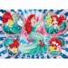 Ariel, die kleine Meerjungfrau 2-in-1 60-teiliges Eco-Puzzle und Ausmalbild 70x50cm – Lisciani