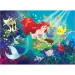 Ariel die kleine Meerjungfrau 2-in-1 Puzzle und Malbuch, 60 Teile, 50x35cm – Lisciani