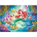 Ariel, die kleine Meerjungfrau 2-in-1 Puzzle und Malbuch mit 108 Teilen, 50x35 cm – Lisciani
