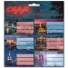 Ars Una: Citylight verpackte Heftetiketten, 3x6 Stück