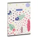 Ars Una: Cream Hibiscus extra Ringbuch kariertes Heft A/4
