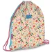 Ars Una: Flower Power blumiger Turnbeutel, Sportbeutel 32x42cm