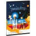 Ars Una: Gravity Astronaut kariertes Heft A/5