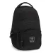 Ars Una: Jet AU-2 abgerundeter schwarzer Schulranzen, Rucksack 32x46x22cm