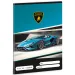 Ars Una: Lamborghini blau liniertes Heft für die 1. Klasse A/5