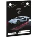 Ars Una: Lamborghini graues liniertes Heft für die 1. Klasse A/5 14-32