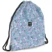 Ars Una: Pearl Blossom Blue blumiger Teenager-Turnbeutel, Sportbeutel 37,5x46cm