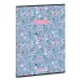 Ars Una: Pearl Blossom blaues extra geheftetes kariertes Heft A/4