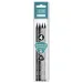 Ars Una: Schwarzes Holz, sternförmiges dreieckiges Graphitstift-Set HB
