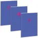 Ars Una: Soft Touch Violet Spring extra geheftetes liniertes Heft A/4