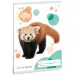 Ars Una: Süße Tiere - Roter Panda kariertes Heft A/5 27-32