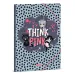 Ars Una: Think Pink Katzenmuster Gummibandmappe A/4