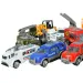 Auto-Modell: 16-teiliges Set von Rettungs-, Feuerwehr-, Militär- und Arbeitsfahrzeugen