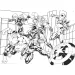 Avengers 2-in-1 Maxi Puzzle mit 150 Teilen und Malvorlage 70x50cm - Lisciani