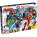 Avengers 2-in-1 Puzzle und Malbuch mit 48 Teilen, 35x25 cm – Lisciani
