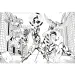 Avengers: Die Helden 2-in-1 60-teiliges Puzzle und Malbuch 50x35cm – Lisciani