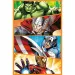 Avengers actionreicher Tag 3x80 Teile Puzzle - Trefl