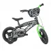 BMX Kinderfahrrad in Grün-Schwarz, Größe 12 - Dino Bikes Fahrrad