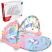 Baby-Fitness-Spielmatte mit Musik und Beschäftigung, Fußklavier in Pink