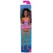 Barbie Beach Puppe in lila gemustertem Badeanzug - Mattel