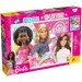 Barbie Beste Freundinnen 108-teiliges Glitzerpuzzle 50x35cm – Lisciani