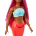 Barbie Dreamtopia: Meerjungfrau Puppe mit rosa Haaren und korallenfarbener Flosse - Mattel