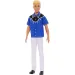 Barbie Fashionista Jungenpuppe in blau-schwarzem Hemd - Mattel