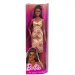 Barbie: Fashionista stilvolle Puppe im karierten, geblümten Kleid - Mattel
