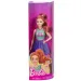 Barbie Fashionista stilvolle Puppe mit roten Haaren im lila Rock – Mattel