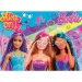 Barbies magische Welt 4x48 Maxi-Bodenpuzzle 35x25cm – Lisciani