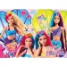 Barbies magische Welt 4x48 Maxi-Bodenpuzzle 35x25cm – Lisciani