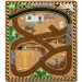 Baustellen-Spielmatte mit Holzbaumaschinen - Melissa &amp; Doug