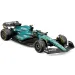 Bburago: Aston Martin AMR23 F1 Rennwagen Metall Automodell 1/43 (Fernando Alonso #14, mit Helm)