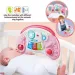 Beschäftigungsspielzeug für Babys mit Licht- und Toneffekten in Pink.